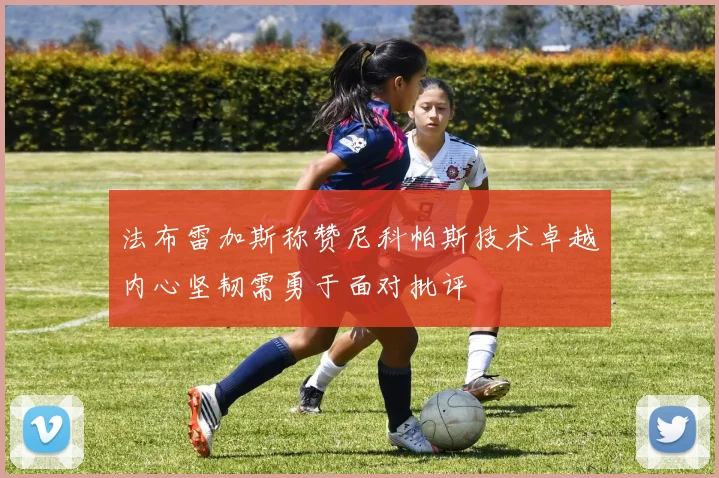 法布雷加斯称赞尼科帕斯技术卓越内心坚韧需勇于面对批评